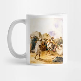 Travelling Performers, Morocco 1833, Eugène Delacroix Mug